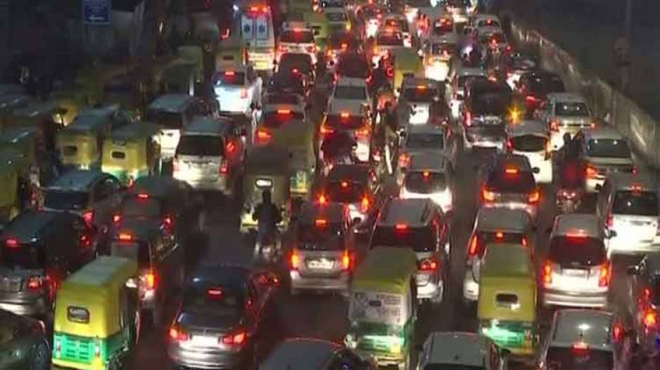 Several parts of the national capital saw massive vehicular congestion ...