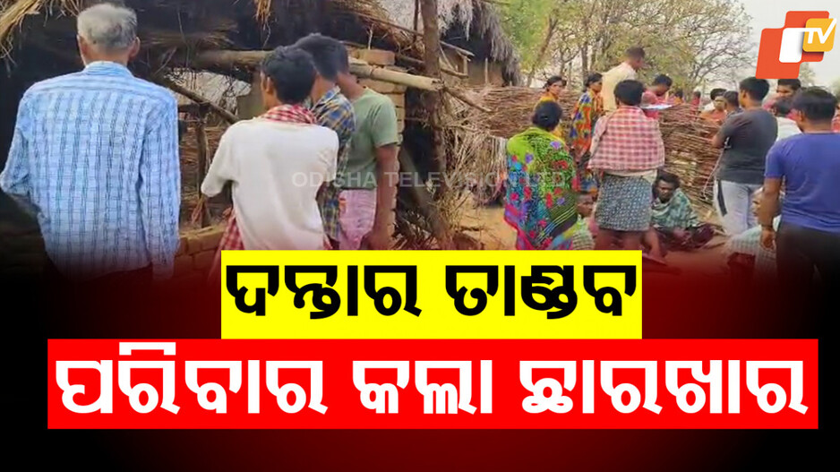 Elephant Attack: ମା’ ଛେଉଣ୍ଡ ହେଲେ ୨ ପୁଅ; ମାରିଦେଲା ଦନ୍ତା
