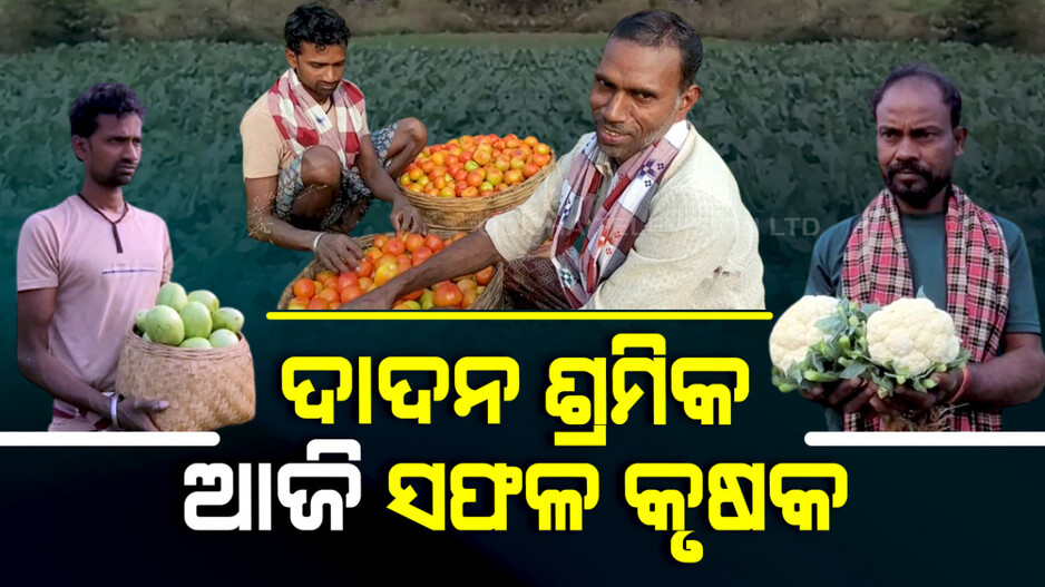 ଦିନେ ଦାଦନ ଖଟୁଥିଲେ, ଆଜି ସଫଳ କୃଷକ