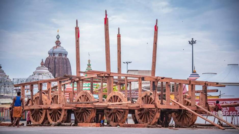 Rath Yatra 2021: Holy Trinity's Chariot Construction (SEE PICS)