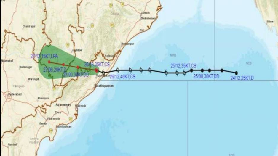 Cyclone Gulab Turns Into Deep Depression