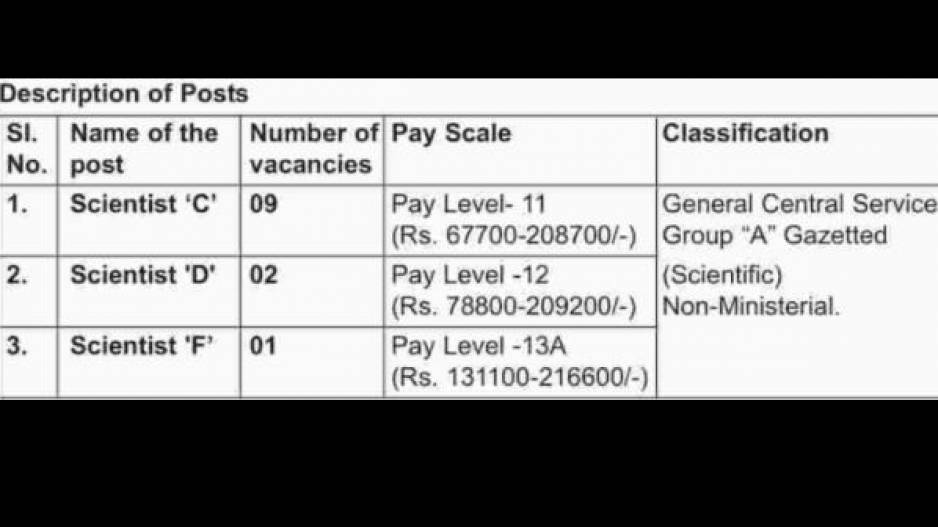 Earth Sciences Recruitment