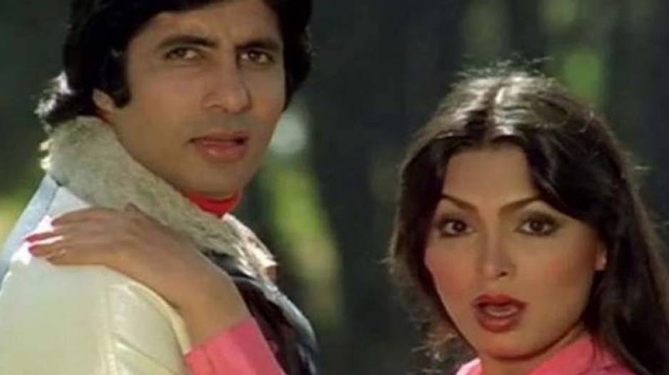 Amitabh with Parveen Babi