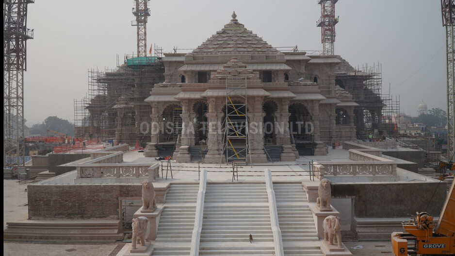 ଭବ୍ୟ, ଦିବ୍ୟ ରୂପରେ ସଜେଇ ହେଉଛି ଅଯୋଧ୍ୟା ରାମ ମନ୍ଦିର..ଦେଖନ୍ତୁ ଫଟୋ..