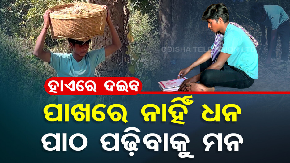 ଟଙ୍କା ନାହିଁ ବୋଲି ପାଠ ପଢ଼ାରେ ଡୋରି ଲାଗିଲା, ଏବେ ଖଟିଲେ ଖାଇବେ