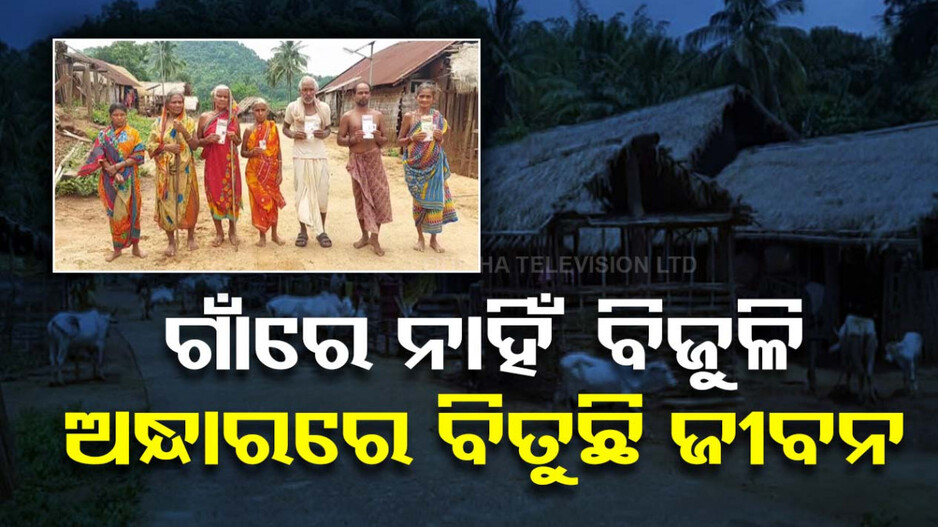 ଗାଁରେ ନାହିଁ ବିଜୁଳି, ଅନ୍ଧାରରେ ବିତୁଛି ଜୀବନ