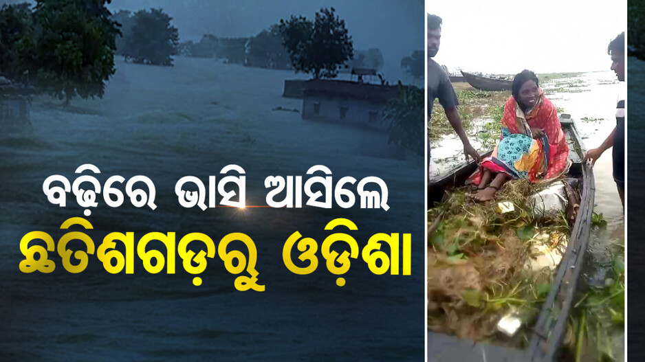 ବଢିରେ ଭାସି ଆସିଲେ ଛତିଗଡ଼ରୁ ଓଡ଼ିଶା
