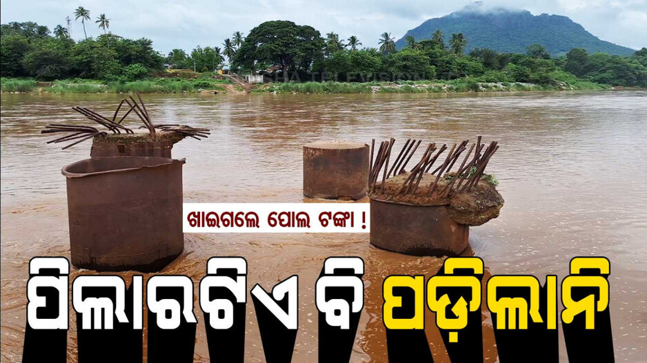 ପିଲାରଟିଏ ବି ପଡ଼ିଲାନି, ଖାଇଗଲେ ପୋଲ ଟଙ୍କା !
