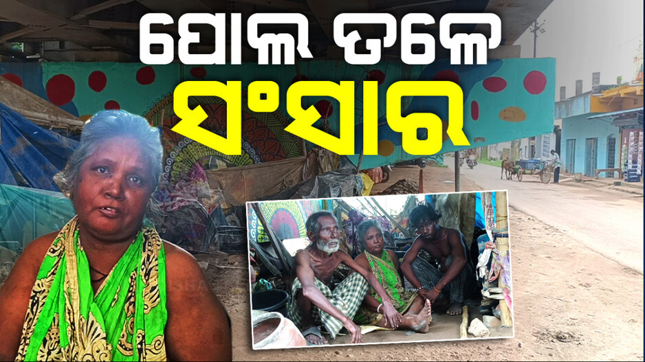 ମିଳୁନି ସରକାରୀ ସୁବିଧା, ପୋଲ ତଳେ ବିତୁଛି ଜୀବନ