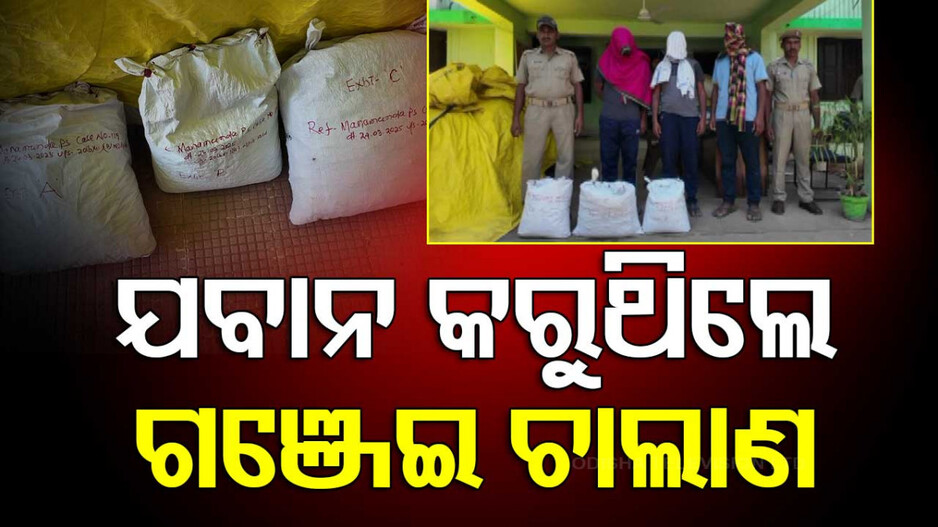 Ganja Smuggling: ସୁରକ୍ଷା ଦାୟିତ୍ୱରେ ଥିଲେ ଯବାନ, ଗଂଜେଇ ଚାଲାଣ କରି ଧରା ହେଲେ