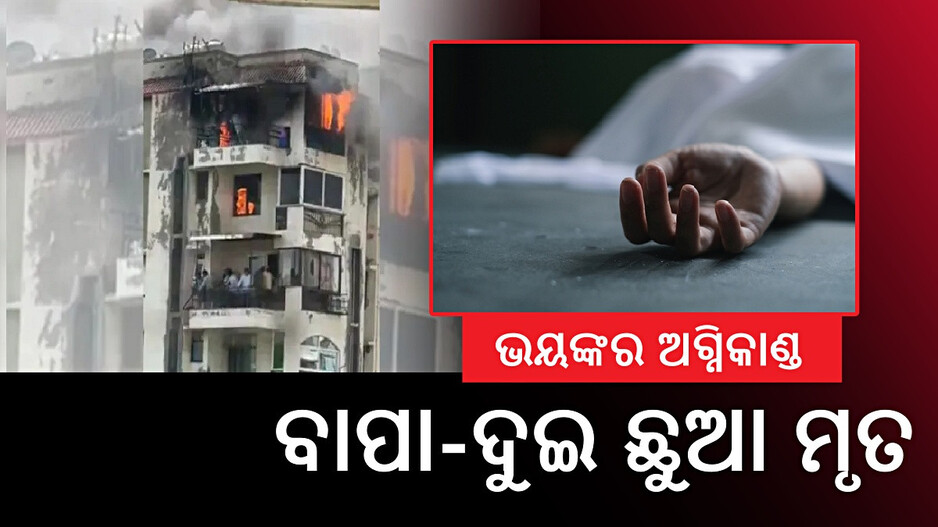 Delhi Fire Tragedy: ହୁତୁ ହୁତୁ ଜଳୁଥିଲା ବିଲ୍ଡିଂ, ୨ ଛୁଆଙ୍କୁ ଧରି ସାତ ମହଲାରୁ ଡେଇଁପଡିଲେ ବାପା