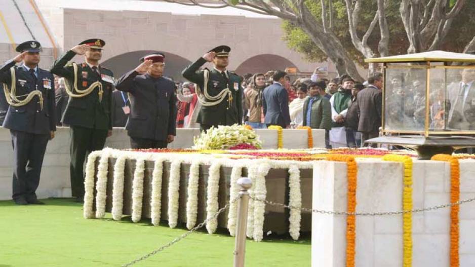 Nation pays homage to Gandhiji on his death anniversary