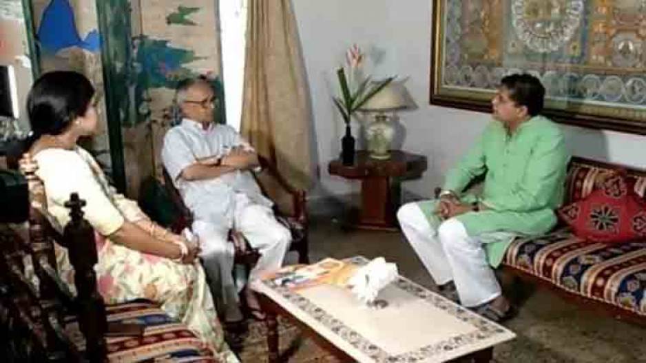 BJP National Vice President Baijayant Jay Panda Today Met Former Indian