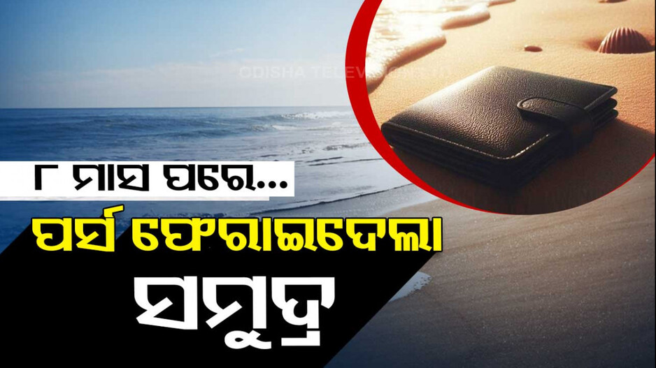 ସମୁଦ୍ରରେ ହଜିଯାଇଥିଲା ପର୍ସ; ୮ ମାସ ପରେ ହେଲା ଉଦ୍ଧାର