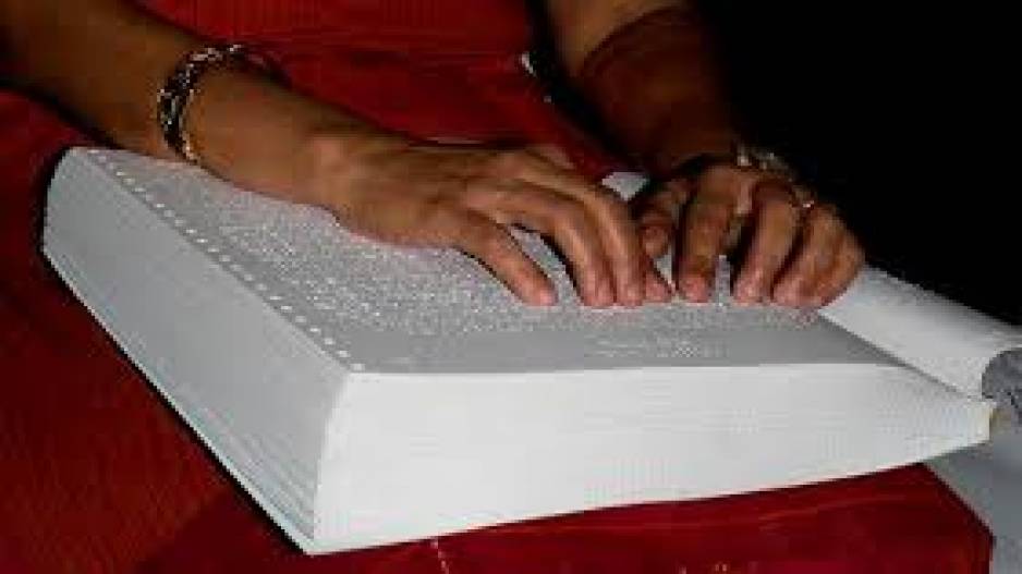 No Braille textbooks for sightless students