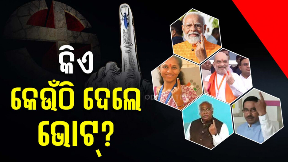 ଟାଣୁଆ ନେତାଙ୍କ ଭାଗ୍ୟ ପରୀକ୍ଷା; ଜାଣନ୍ତୁ କିଏ କେଉଁଠି ଦେଲେ ଭୋଟ୍...