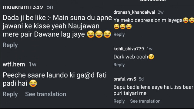 Comments on post 