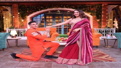 Akshay Kumar and Kiara Advani on The Kapil Sharma Show