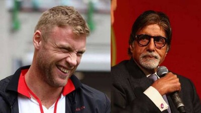 Andrew Flintoff, Amitabh Bachchan