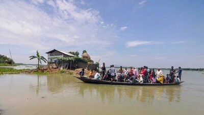 Weather: Monsoon rainfall flood-hit zone