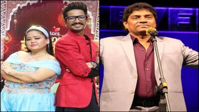 Bharti Singh, Harsh Limbachiyaa and Johnny Lever