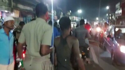 Child lifter thrashed