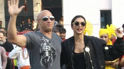 Deepika Padukone and Vin Diesel