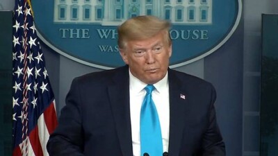 Donald Trump warns to put a hold on WHO funding