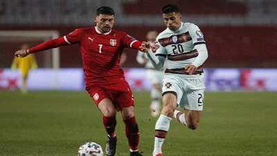 Portugal draw 2-2 with Serbia in WC qualifier