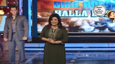 Farah Khan and Salman Khan on Bigg Boss Show
