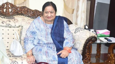 Sushila Devi, the first lady of the State and wife of Governor Prof Ganeshi Lal