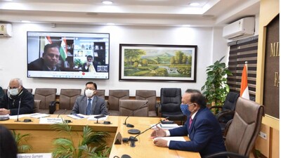 Health Minister Reviews Preparedness For COVID-19 Vaccine Dry Run On Friday