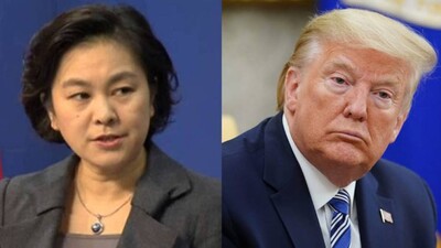 Hua-Chunying,-Donald-Trump