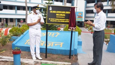 Indian Navy Sets Up COVID Care Centre With 150 Beds At INS Chilka