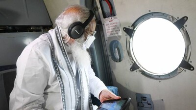 PM Modi Conducts Aerial Survey Of Cyclone-Hit Areas In Gujarat