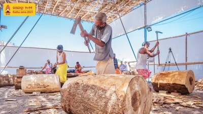 Puri Rath Yatra Chariot Construction