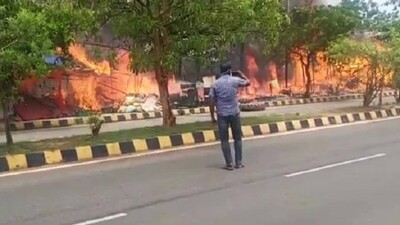 Fire mishap