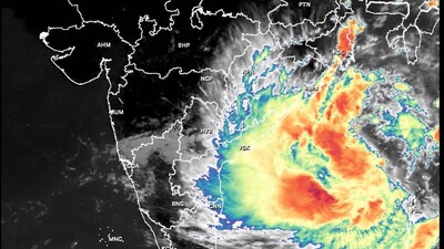 Cyclone Yaas Satellite Image