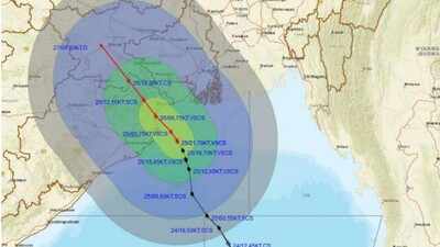 Cyclone Yaas Landfall 