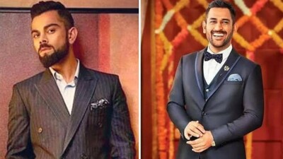 Virat Kohli and MS Dhoni