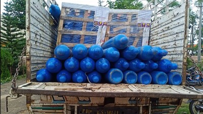 Ganja Worth Rs 1 Crore Seized From Oxygen Laden Truck