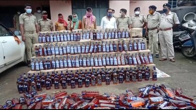 Huge Haul Of Non-Duty Paid Liquor Worth Over Rs 20 lakh Seized In Rourkela