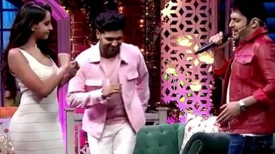 Nora Fatehi Makes Kapil Sharma Dance To Her Beats (Throwback)