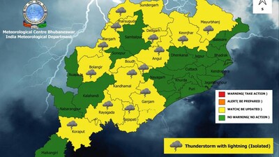 Heavy Rain Likely In 9 Odisha Districts In Next 24 Hours, IMD Issues Alert