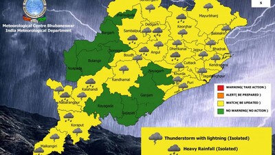 Odisha Weather Update: IMD Predicts Heavy Rainfall In Next 48 Hours
