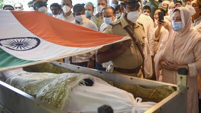 Thespian Dilip Kumar Laid To Rest With Full State Honours