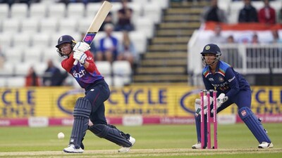 Sensational Sciver Powers England To 18-Run Win Over India In Rain-Hit T20