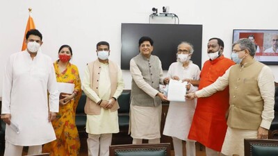 Odisha BJP MPs Meet Food Min