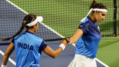 Sania-Ankita Knocked Out In The First Round