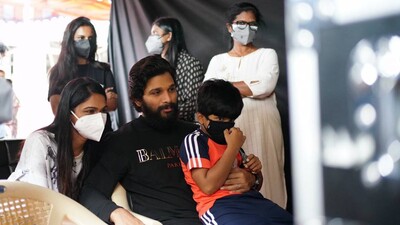 Samantha Akkineni-Starrer Shakuntalam: Allu Arjun Visit Sets To See Daughter Arha